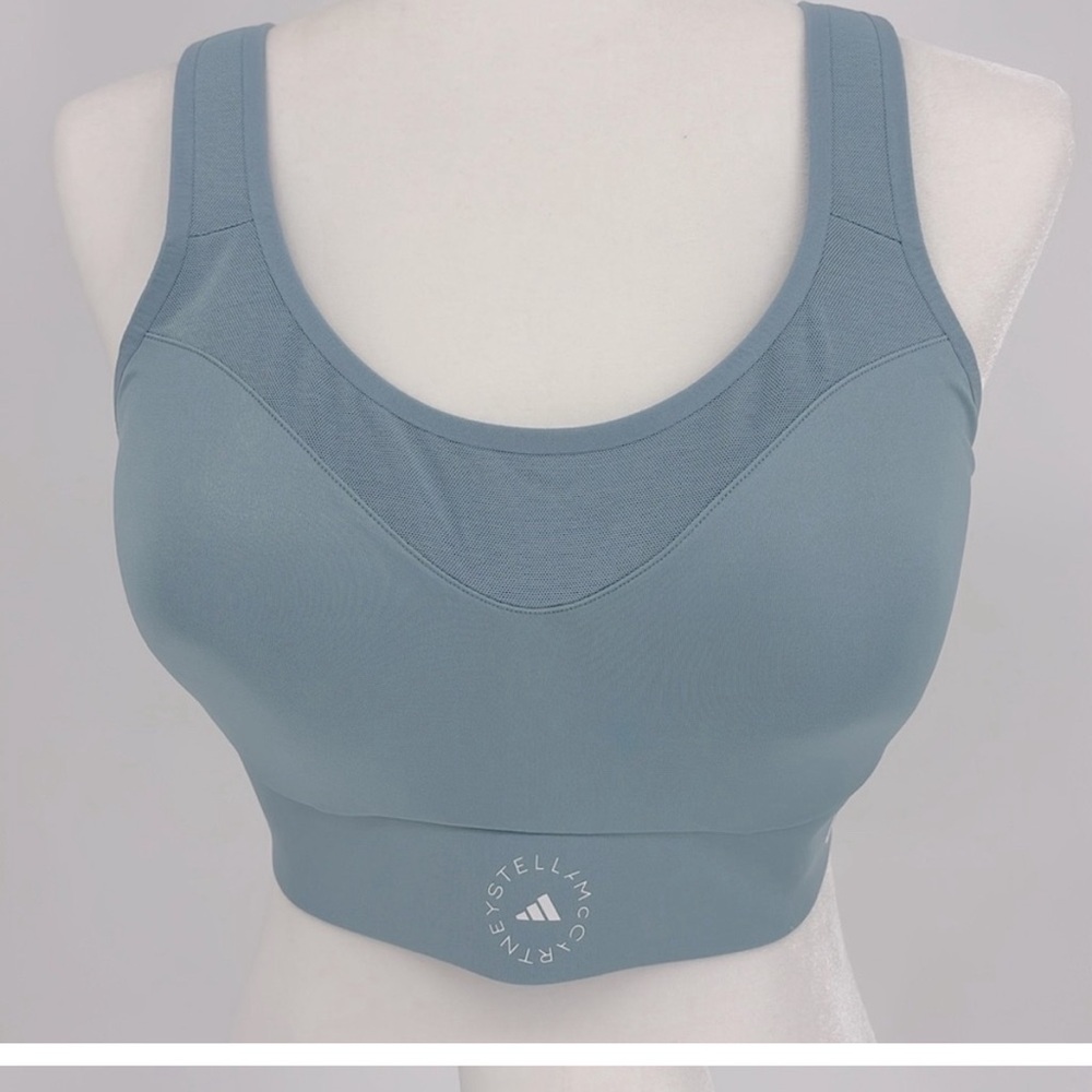 Adidas by Stella McCartney light blue bra retail $90